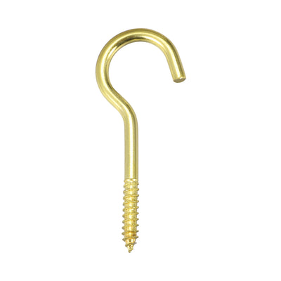 Harfington Screw Eye Hooks Self Tapping Screws Screw-in Hanger Eye-Shape  Hooks 15pcs