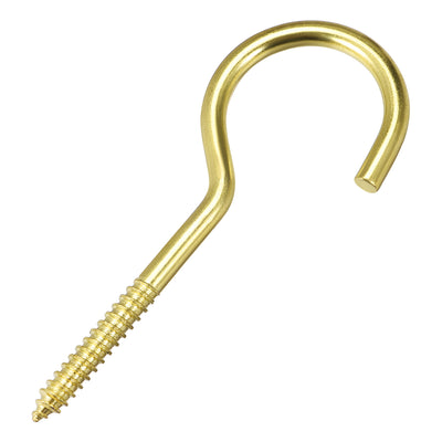 Harfington Screw Eye Hooks Self Tapping Screws Screw-in Hanger Eye-Shape  Hooks 15pcs