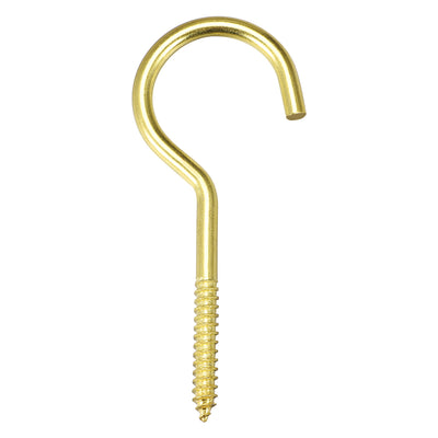 Harfington Screw Eye Hooks Self Tapping Screws Screw-in Hanger Eye-Shape  Hooks 15pcs