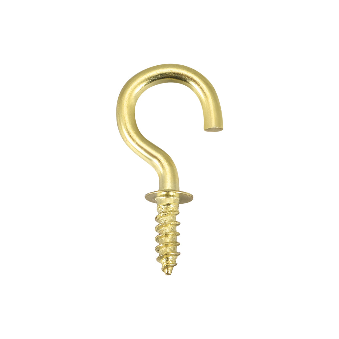 Harfington Screw Eye Hooks Self Tapping Screws Screw-in Hanger Eye-Shape  Hooks 25pcs