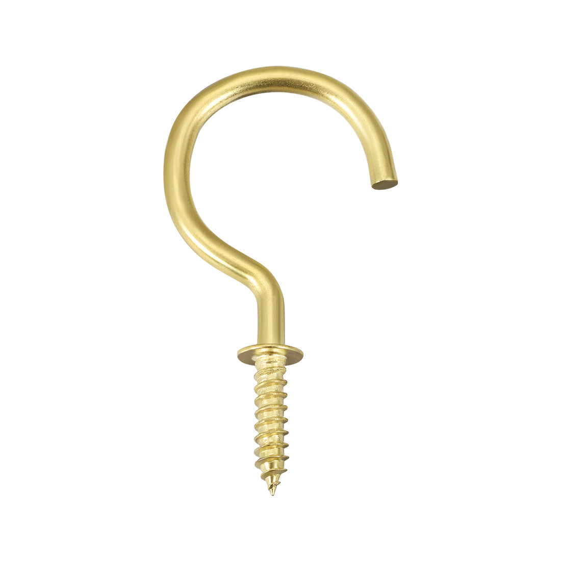 Harfington Screw Eye Hooks Self Tapping Screws Screw-in Hanger Eye-Shape  Hooks 60pcs