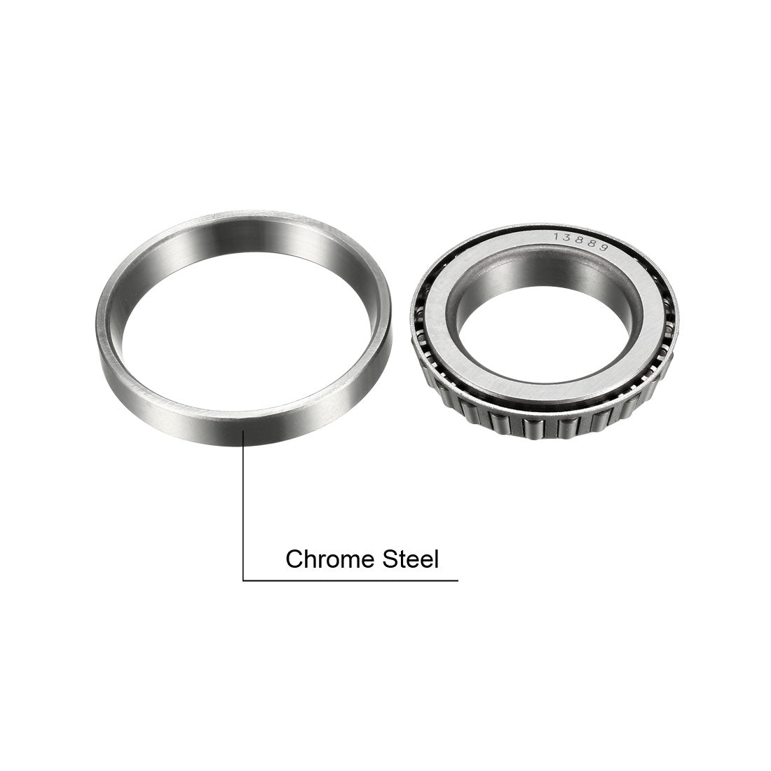 Harfington 13889/13836 Tapered Roller Bearing Cone and Cup Set 1.5" Bore 2.5625" O.D.