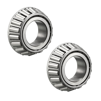 Harfington 02475 Tapered Roller Bearing Single Cone 1.25" Bore 0.875" Width 2pcs