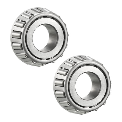 Harfington 15101 Tapered Roller Bearing Single Cone 1" Bore 0.8125" Width 2pcs