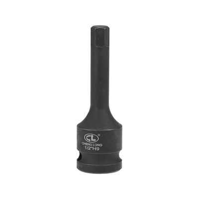 Harfington Impact Hex Bit Socket, Metric Cr-Mo Steel