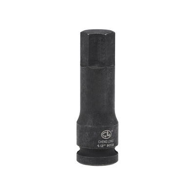 Harfington Impact Hex Bit Socket, Metric Cr-Mo Steel