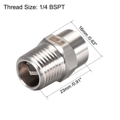 Harfington Full Cone  Tip, 1/4BSPT Stainless Steel Wide Angle Nozzle