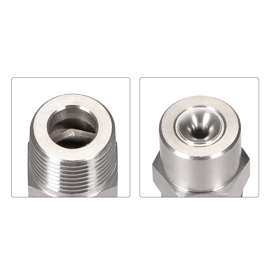 Harfington Full Cone  Tip, 3/8BSPT Stainless Steel Wide Angle Nozzle