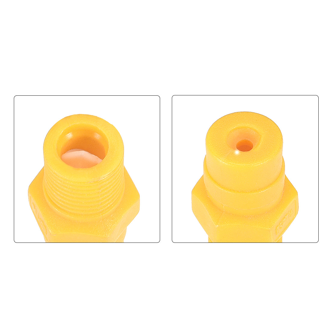 Harfington Full Cone Spray Tip, Plastic PP Wide Angle Nozzle, 2 Pcs