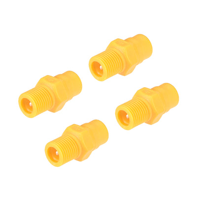 Harfington Full Cone  Tip, 1/8BSPT Plastic PP Wide Angle Nozzle, 4 Pcs