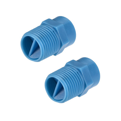 Harfington Full Cone Spray Tip, Plastic PP Wide Angle Nozzle, 2 Pcs