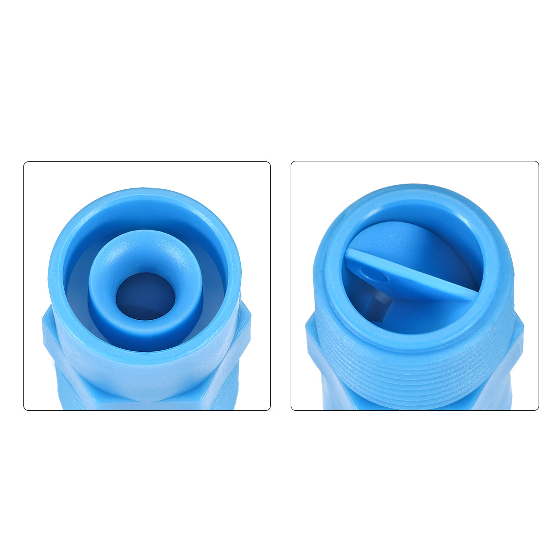 Harfington Full Cone Spray Tip, Plastic PP Wide Angle Nozzle, 2 Pcs