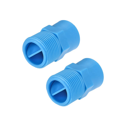 Harfington Full Cone Spray Tip, Plastic PP Wide Angle Nozzle, 2 Pcs