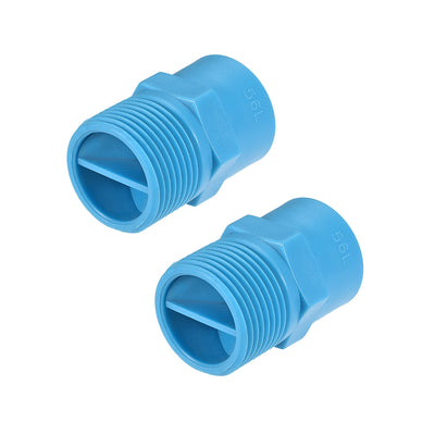 Harfington Full Cone Spray Tip, Plastic PP Wide Angle Nozzle, 2 Pcs