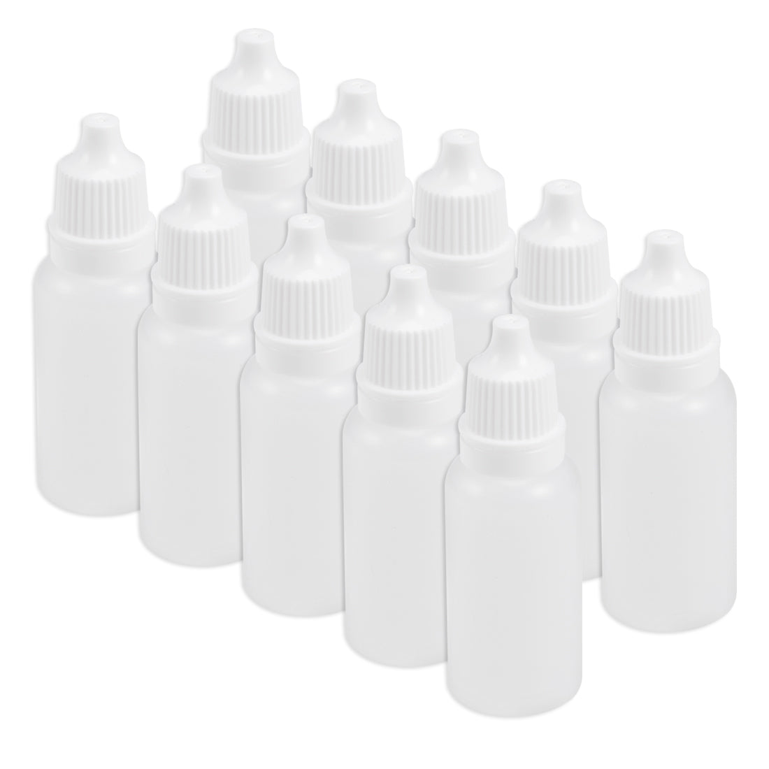 Harfington 15ml/0.5 oz Empty Squeezable Dropper Bottle 10pcs