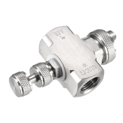 Harfington Air Atomizing Nozzle, 1/4BSPT Misting Low Pressure Mix Type Spray Tip Nozzles