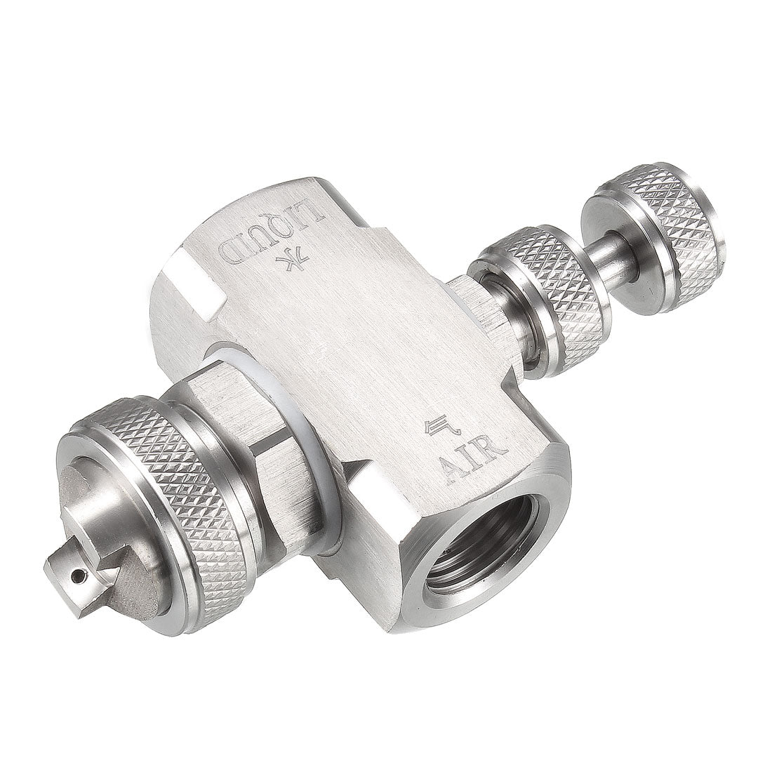 Harfington Air Atomizing Nozzle, 1/4BSPT Misting Low Pressure Mix Type Spray Tip Nozzles