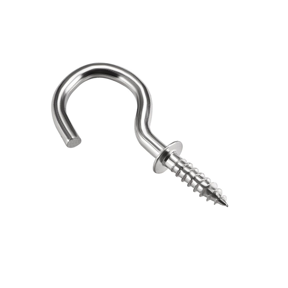 Harfington Screw Eye Hooks Self Tapping Screw, Screw-in Hanger Eye-Shape  Hooks 20pcs