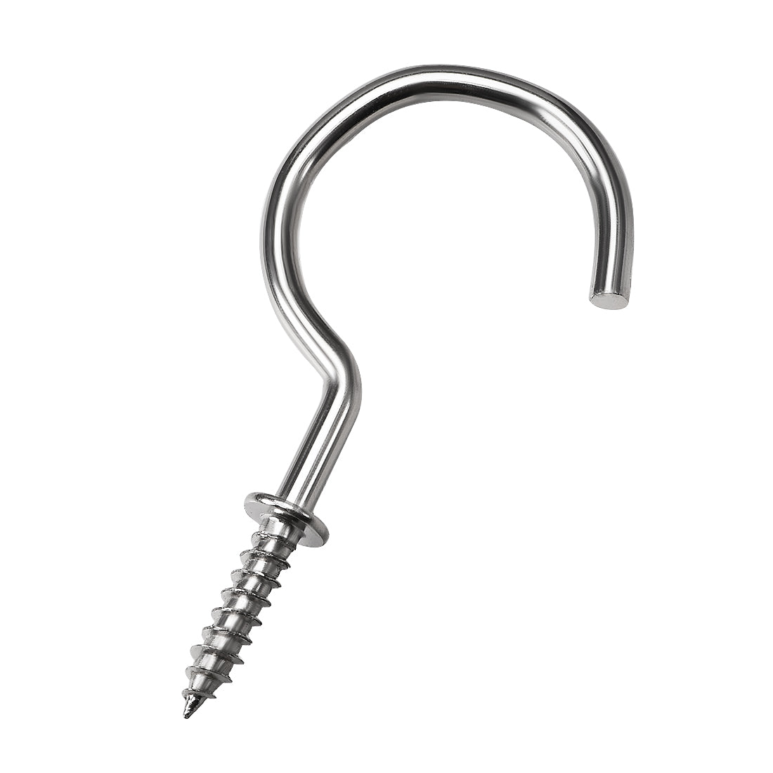Harfington Screw Eye Hooks Self Tapping Screw, Screw-in Hanger Eye-Shape  Hooks 20pcs