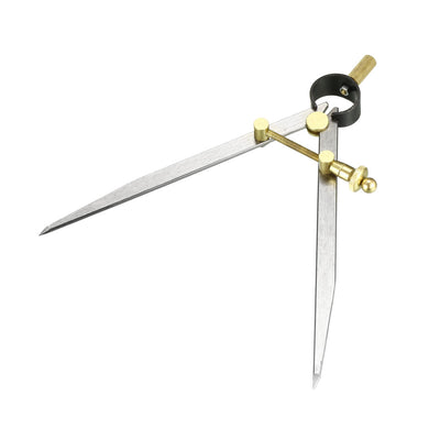 Harfington Carbon Steel Adjustable Leather Scriber Compass