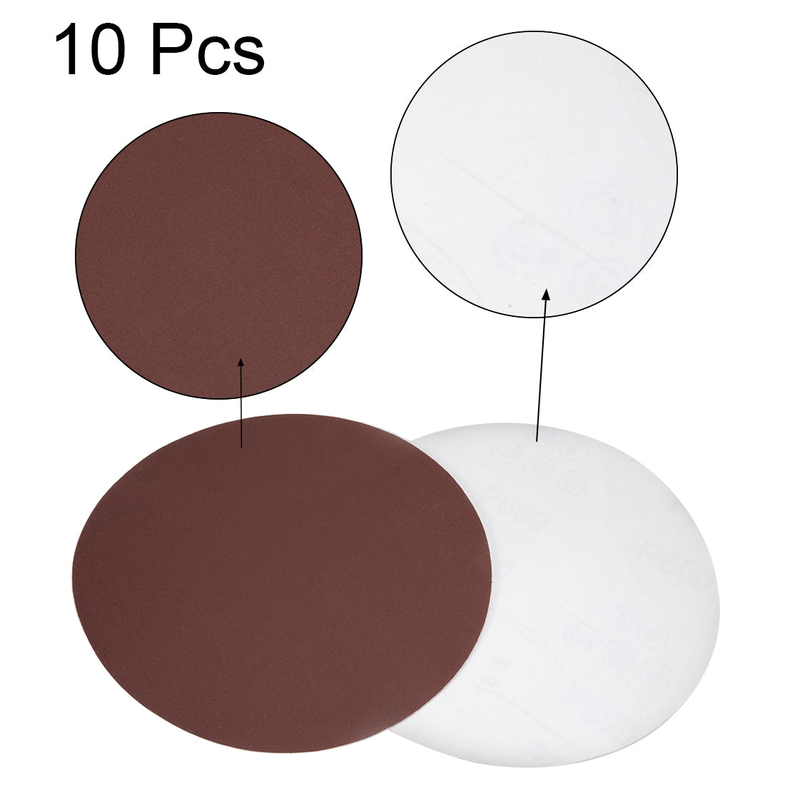 Harfington 6-inch 600-Grits PSA Sanding Disc, Adhesive-Backed for Orbital Sander 5pcs