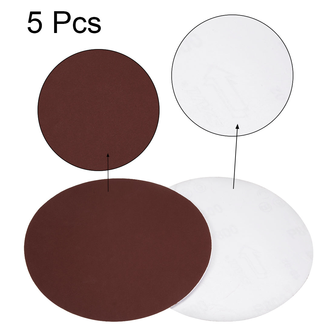 Harfington 6-inch 800-Grits PSA Sanding Disc, Adhesive-Backed for Orbital Sander 20pcs