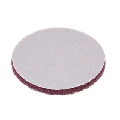 Harfington Scrub Pad, 5-inch 320-400 Grits Drill Power Brush Tile Scrubber Cleaning Scouring Pads Abrasive Buffing Pads 8pcs