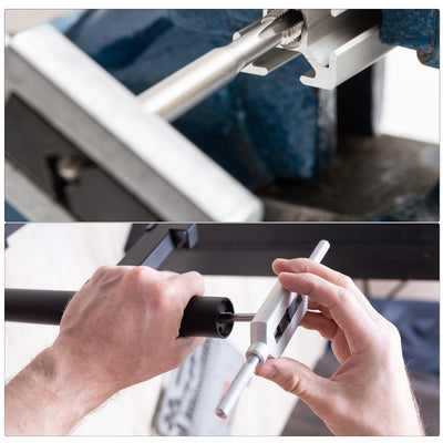 Harfington Tap Wrench Handle M3-M12 W1/8-1/2 Adjustable Bar  Holder Straight Tapping Wrench