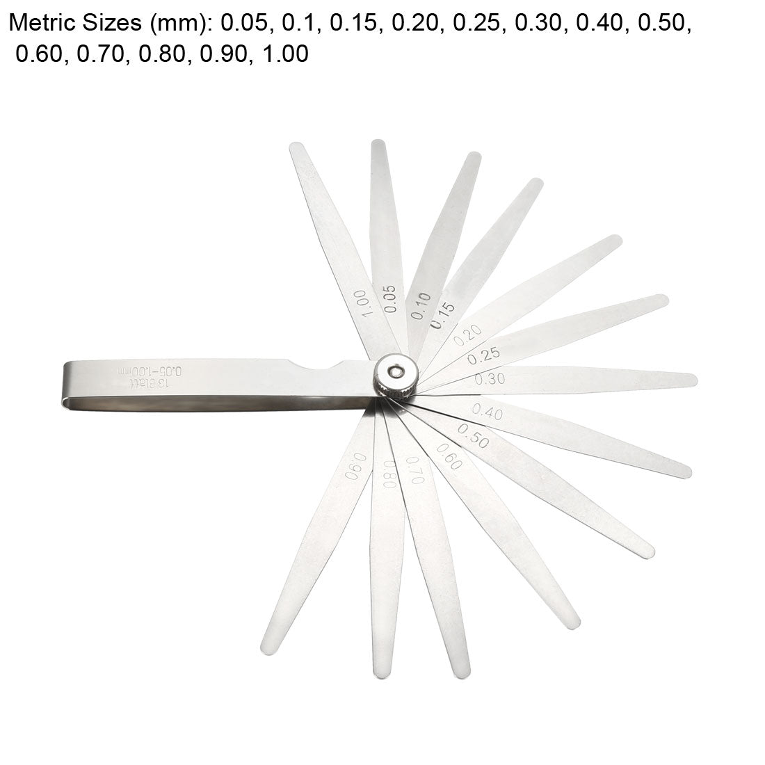Harfington Stainless Steel Measure Gap Thickness Feeler Gauge