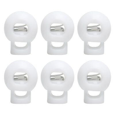 Harfington 6pcs Plastic Cord Lock Stopper End Spring Fastener Organizer