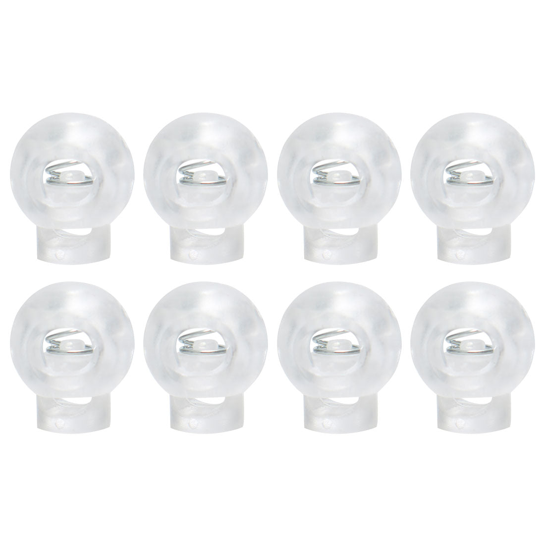 Harfington 8pcs Plastic Cord Lock Stopper Spring Fastener Organizers