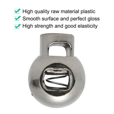 Harfington 8pcs Plastic Cord Lock Stopper Spring Fastener Organizers