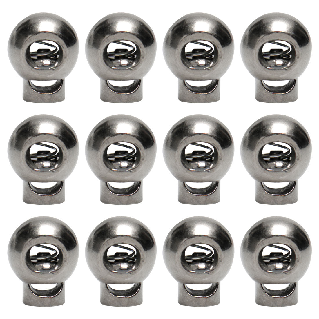 Harfington 12pcs Plastic Cord Lock Stopper Spring Fastener Organizers