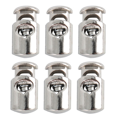 Harfington 6pcs Plastic Cord Lock Stoppers Spring End Toggle Fastener Slider Organizer