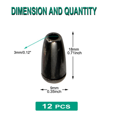 Harfington 12pcs Plastic Bell End Stopper with Lid Cord Rope Lace Lock Lanyard Fastener