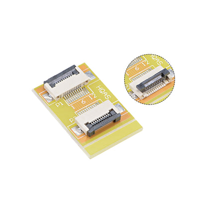 Harfington 0.5mm Pitch 10 Pin to 10 Pin Extension Connector Aapter for FFC FPC Cable Extend ZIP HDD