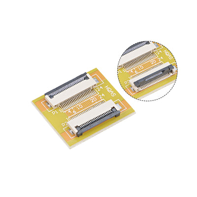 Harfington 0.5mm Pitch 22 Pin to 22 Pin Extension Connector Aapter for FFC FPC Cable Extend ZIP HDD
