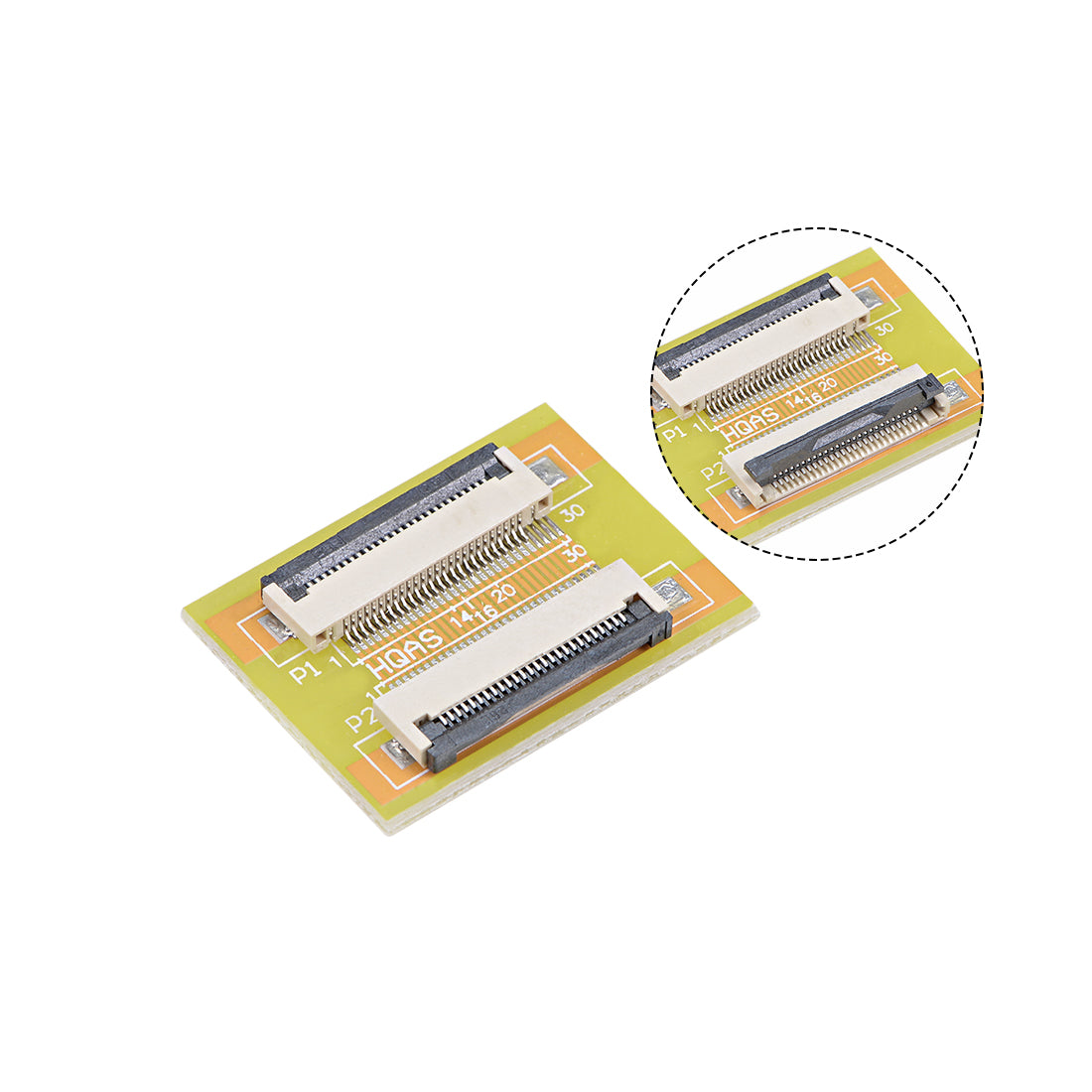 Harfington 0.5mm Pitch 26 Pin to 26 Pin Extension Connector Aapter for FFC FPC Cable Extend ZIP HDD