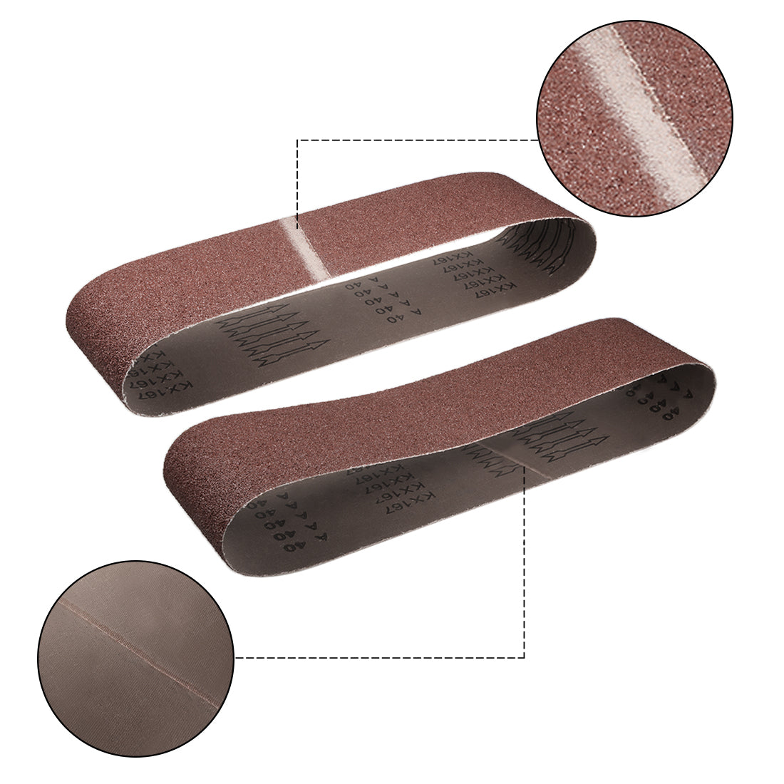 Harfington Abrasive Sanding Belt Sand Belts for Belt Sander