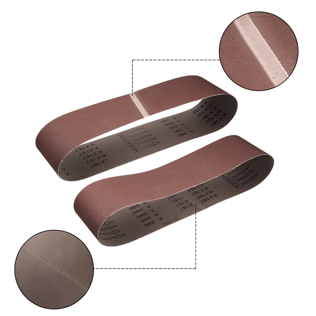 Harfington Abrasive Sanding Belt Sand Belts for Belt Sander