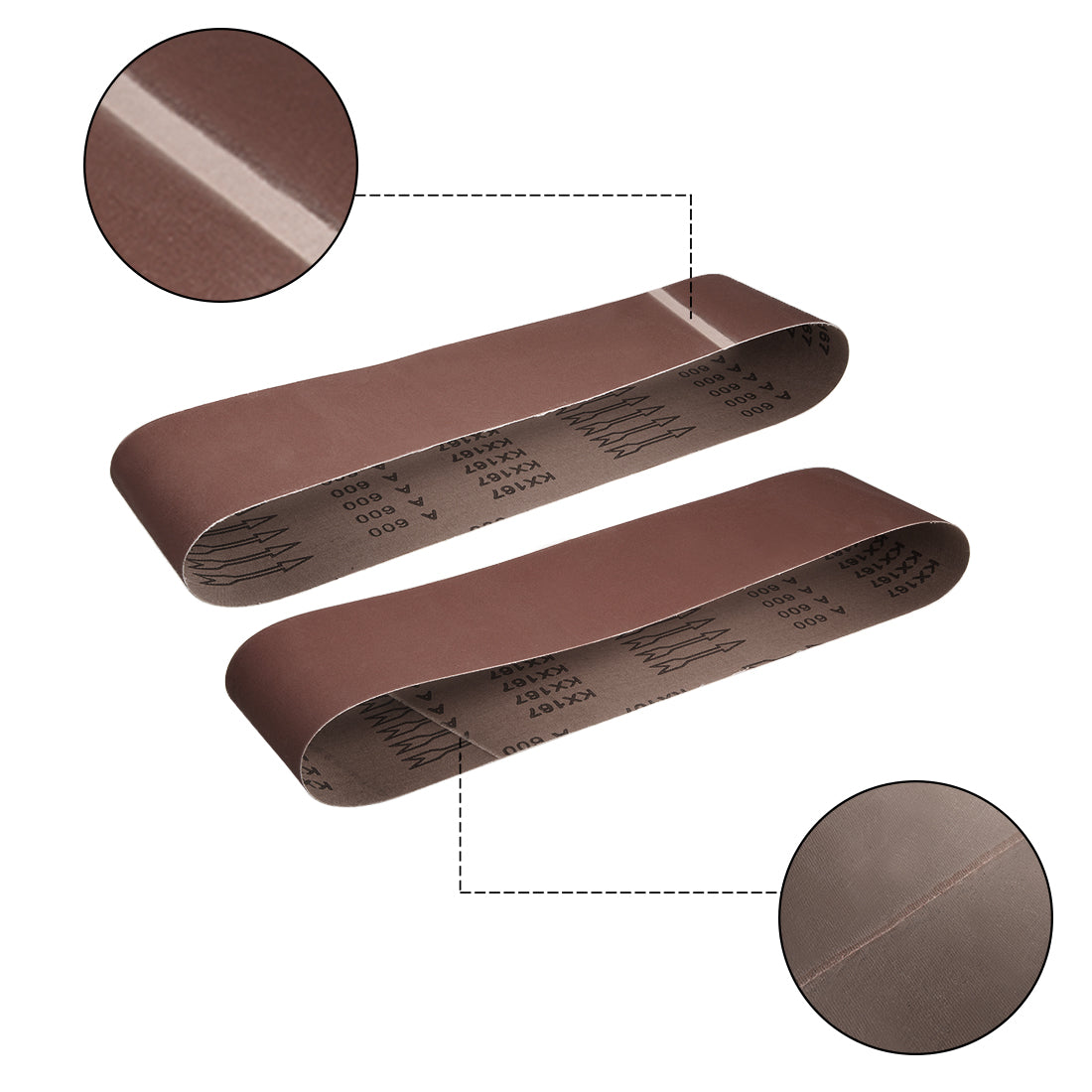 Harfington Abrasive Sanding Belt Sand Belts for Belt Sander