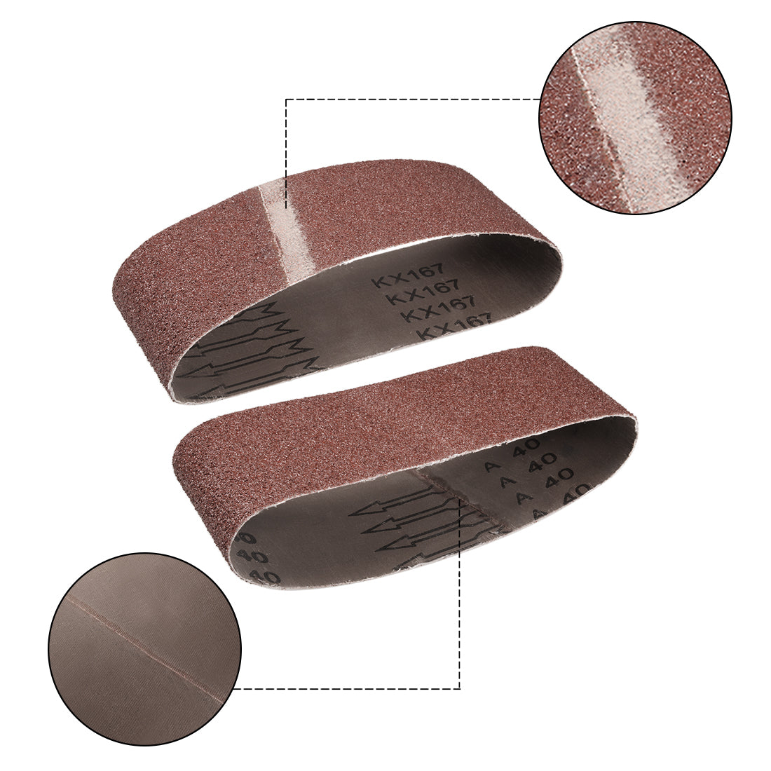 Harfington Abrasive Sanding Belt Sander Belt for Belt Sander