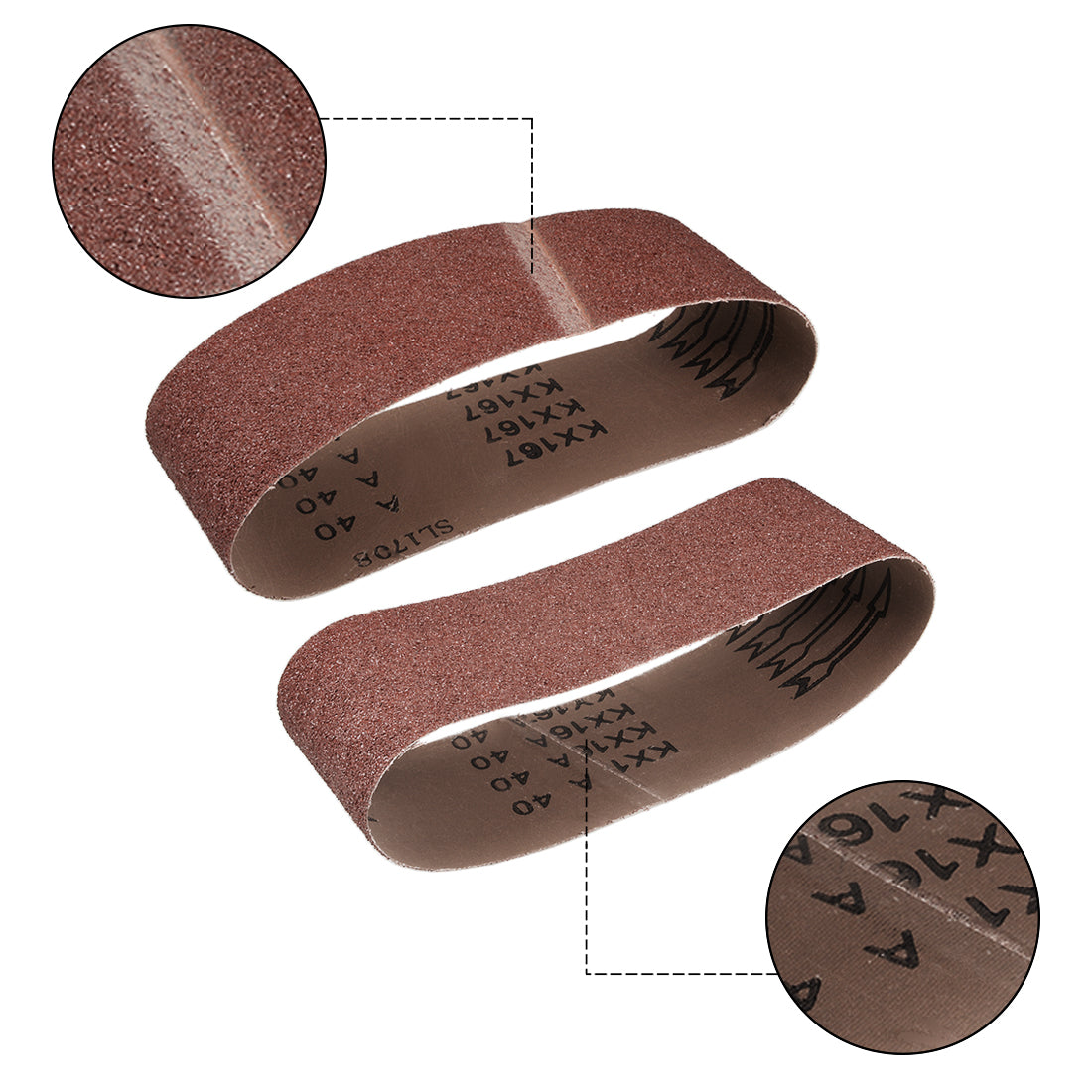 Harfington Abrasive Sanding Belts Sand Belts for Belt Sander