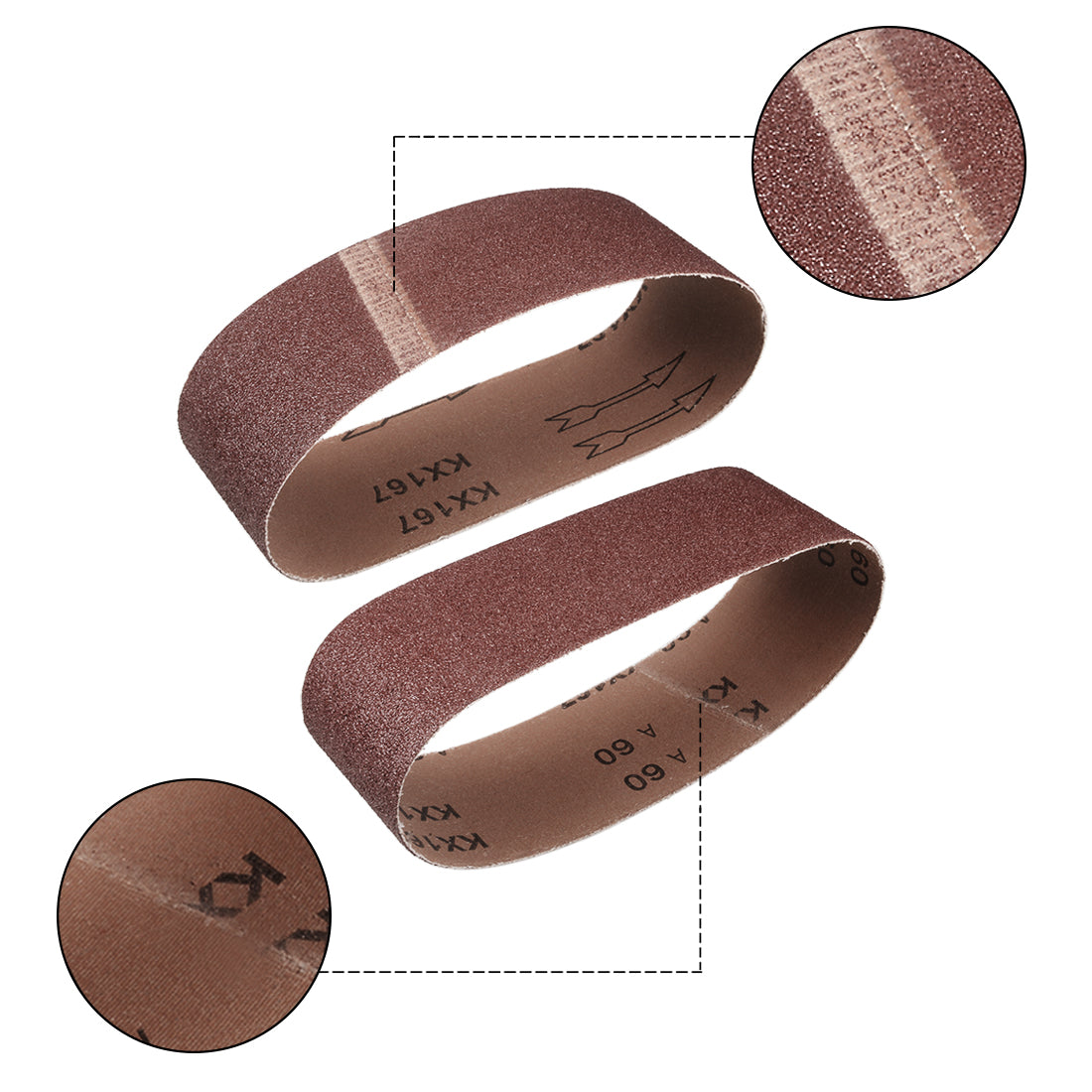 Harfington Abrasive Sanding Belt Sands Belts for Belt Sander