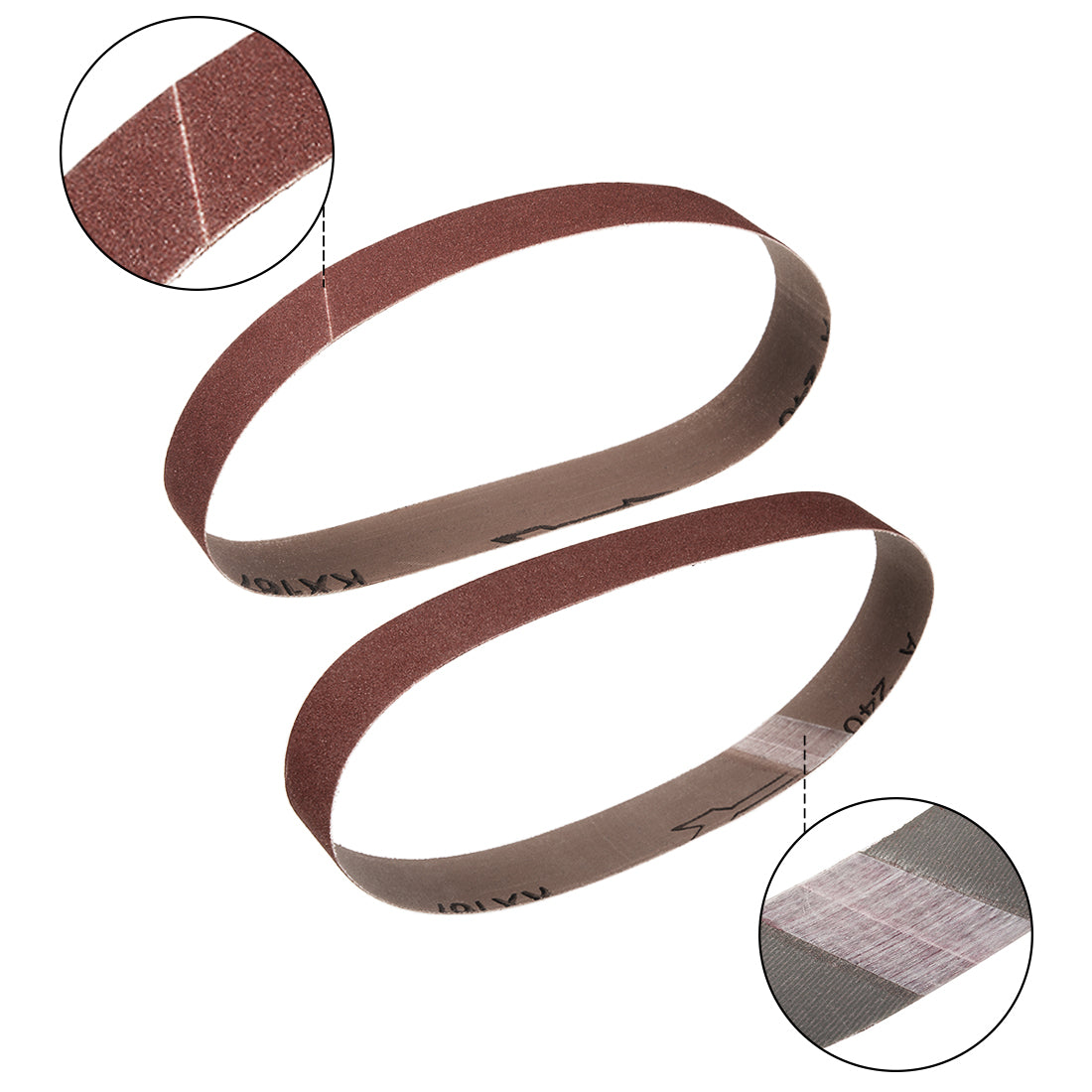 Harfington Sanding Aluminum Oxide Sandpaper Belts for Belt Sander