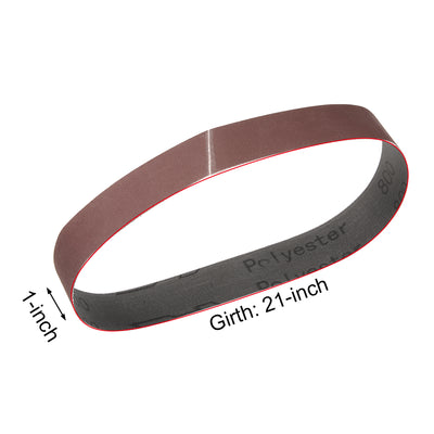 Harfington Sanding Belt Aluminum Oxide Sand Belt for Belt Sander