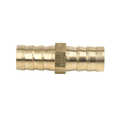 Harfington 14mm Brass Barb Hose Fitting Straight Connector Adaptor for Air Water Gas Oil