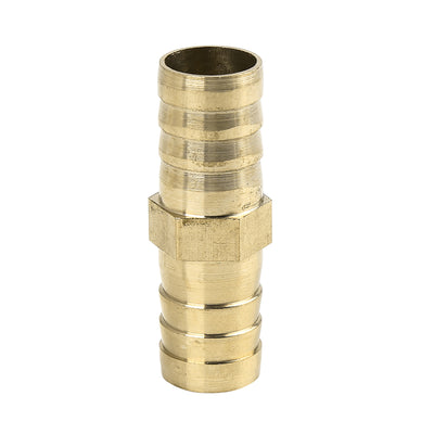 Harfington 16mm Brass Barb Hose Fitting Straight Connector Adaptor for Air Water Gas Oil