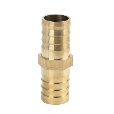 Harfington 19mm Brass Barb Hose Fitting Straight Connector Adaptor for Air Water Gas Oil