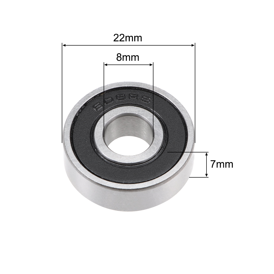 uxcell Uxcell Deep Groove Ball Bearing Double Sealed P6 Z1 Bearings